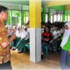 Sosialisasi bahaya penggunaan narkoba di SMK Darma.